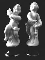 Twee Cherubijntjes van biscuit Limoges, Ophalen of Verzenden, Nieuw, Mens