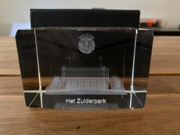 FC Den Haag Zuiderpark Stadion Glas - Collectorsitem beschikbaar voor biedingen