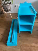 Zelfgemaakt nachtkastje en boekenrek, Kinderen en Baby's, Kinderkamer | Commodes en Kasten, Ophalen, Gebruikt, Minder dan 50 cm