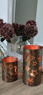 Rivièra Maison Lantaarns - Rustiek Metaal, Ophalen of Verzenden, Zo goed als nieuw, Overige materialen