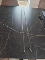 2x Doorzichtige Gordijnstokken ,  Universeel, Caravans en Kamperen, Ophalen of Verzenden, Gebruikt