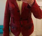 Zacht leren bordeaux rood jasje maat 38/M, Kleding | Dames, Maat 38/40 (M), Ophalen of Verzenden, Zo goed als nieuw, Jasje