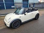 Mini Cabrio Cooper S *CLIMA*CV*LEER*ELEC.RAMEN*17 INCH, Auto's, Mini, 65 €/maand, Gebruikt, Zwart, 4 cilinders