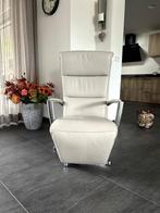 Relaxfauteuil Twice Leer Design - 2 motoren+accu, Ophalen, Minder dan 75 cm, Leer, Zo goed als nieuw