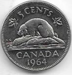 5  cent  1964  Canada. km. 57, Postzegels en Munten, Munten | Amerika, Ophalen of Verzenden, Losse munt, Noord-Amerika