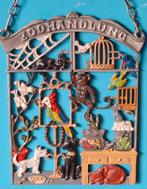 Dierenwinkel. Muurhanger. Handpainted. Kuhn Zinn., Antiek en Kunst, Ophalen