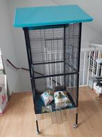 Vogelkooi 1,6m hoog, Ophalen, Gebruikt, Metaal, Vogelkooi