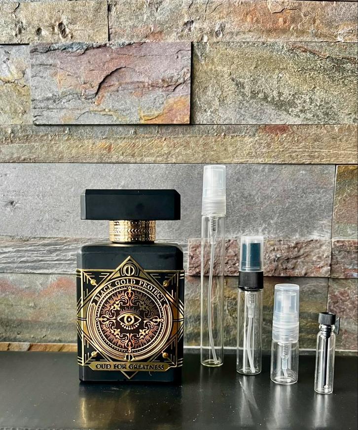 Initio Oud for Greatness sample, Sieraden, Tassen en Uiterlijk, Uiterlijk | Parfum, Zo goed als nieuw, Ophalen of Verzenden