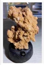 Woestijn roos op voet, totaal 12 cm, roos is 9 x 7 cm, Verzamelen, Mineralen en Fossielen, Ophalen of Verzenden