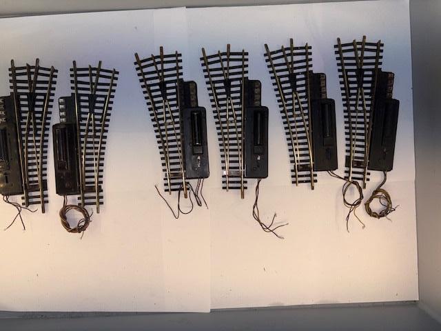 Oud model Fleischmann electrische wissels, Hobby en Vrije tijd, Modeltreinen | H0, Gebruikt, Rails, Gelijkstroom, Fleischmann