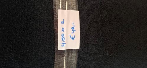 DUMPPRIJS, bkeus, vloerbedekking,  4,5 x 2 m velours., Huis en Inrichting, Stoffering | Vloerbedekking, Nieuw, Tapijt, Grijs, Zwart