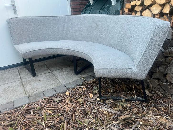Stijlvolle Gebogen Bank, Antiek en Kunst, Antiek | Meubels | Stoelen en Banken, Ophalen of Verzenden