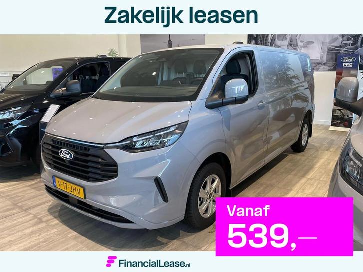 Ford Transit Custom 300 2.0 TDCI L2H1 Limited | BPM VRIJ | S, Auto's, Bestelauto's, Bedrijf, Lease, Financial lease, ABS, Achteruitrijcamera