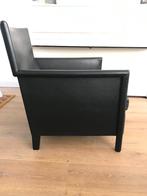 Vintage Studio Molteni fauteuil stoel zwart leer design, Ophalen, Gebruikt, Nvt, Nvt