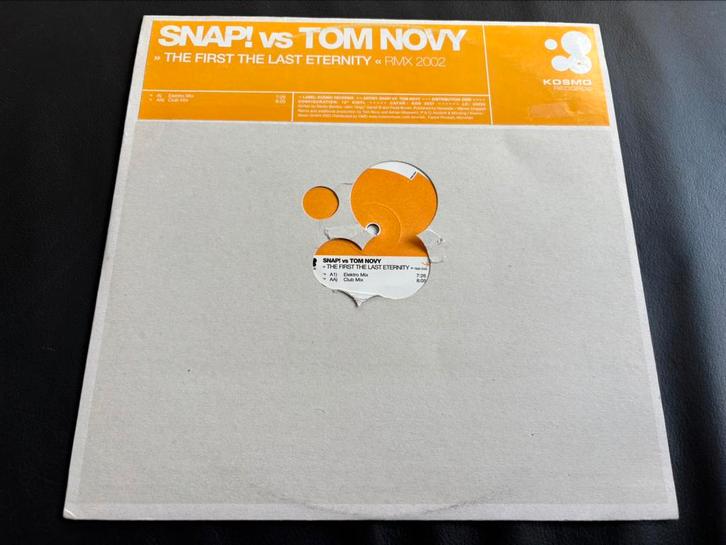 Snap! vs Tom Novy - The First The Last Eternity 2002 Mix LP, Cd's en Dvd's, Vinyl | Dance en House, Ophalen of Verzenden