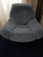 Fauteuil,  Draaistoel, Relexfauteuil, Retro Stoel lichtblauw, Huis en Inrichting, Fauteuils, 75 tot 100 cm, Gebruikt, Stof, Modern / Retro