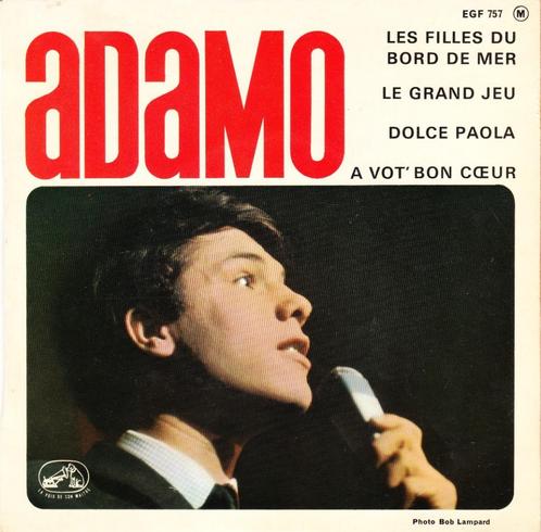 single vinyl Adamo 1964, Cd's en Dvd's, Vinyl Singles, Gebruikt, Single, Pop, 7 inch, Ophalen of Verzenden