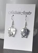 Oorbellen varken, varkentje, big, biggetje, varkenskop, Overige materialen, Hangers, Nieuw, Ophalen of Verzenden