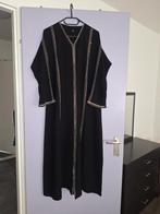 Zwarte abaya met steentjes, Kleding | Dames, Ophalen of Verzenden, Zo goed als nieuw, Zwart, Onder de knie
