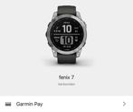 Garmin Fenix 7 zo goed als nieuw inclusief 3 kleuren bandjes, Ophalen, Garmin, IOS, Zo goed als nieuw