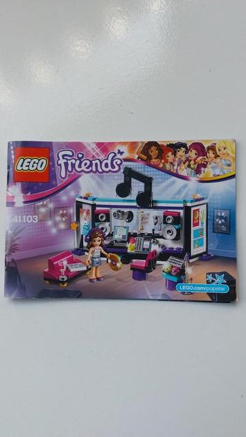 Lego Friends 41103 Popster Opnamestudio beschikbaar voor biedingen