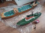 OPKNAPPERS zie foto's THEODORE HEUSS Graupner en Grote Oliet, Hobby en Vrije tijd, Modelbouw | Boten en Schepen, Ophalen, Gebruikt