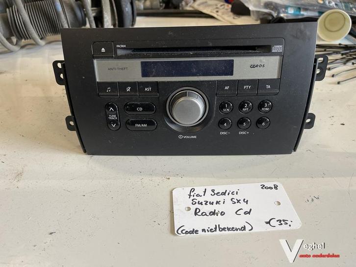 Fiat sedici 2008 Suzuki sx4 2008 radio cd, Auto diversen, Autoradio's, Ophalen of Verzenden