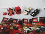 4 Shell Ferrari verzamelauto's, 30190 30191 30192 30195, Ophalen of Verzenden, Zo goed als nieuw, Complete set, Lego