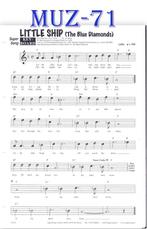 Muz71 bladmuziek super song: Little Ship (The Blue Diamonds), Verzenden, Artiest of Componist, Populair, Keyboard