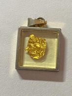 Bladgoud hanger, Overige voorstellingen, Ophalen of Verzenden, Zo goed als nieuw, Goud