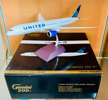 Gemini 200 - Boeing 787-9 United Airlines - 1:200 beschikbaar voor biedingen