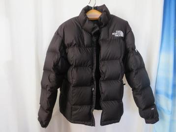 zwarte puffer dons jas echt dons ) mt L( mt 50) van The Nort beschikbaar voor biedingen