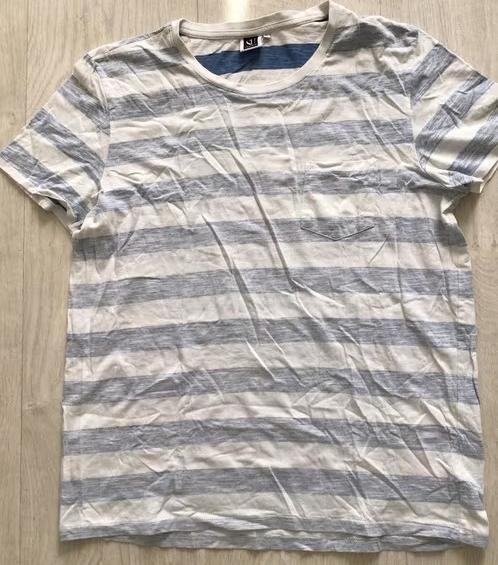 Gestreept T-shirt maat XL van straight up, Kleding | Heren, T-shirts, Zo goed als nieuw, Maat 56/58 (XL), Blauw, Ophalen of Verzenden