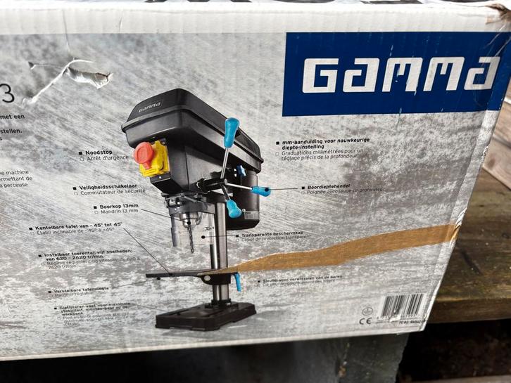 Gamma Kolomboormachine - Gebruikt, Doe-het-zelf en Verbouw, Gereedschap | Boormachines, Gebruikt, Kolomboormachine, 600 watt of meer