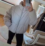 Puffer jas H&M maat L, H&M, Beige, Maat 42/44 (L), Ophalen of Verzenden