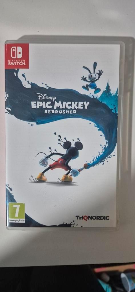 Disney Epic Mickey: Rebrushed, Spelcomputers en Games, Games | Nintendo Switch, Zo goed als nieuw, Overige genres, 1 speler, Vanaf 12 jaar