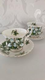 Royal Albert Trillium set van 2 heren kopjes, Antiek en Kunst, Ophalen of Verzenden