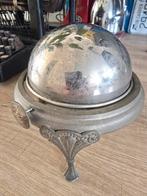 Prachtige antieke 19de eeuwse botervloot globe op pootjes, Antiek en Kunst, Ophalen of Verzenden