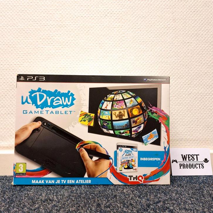 Nieuw: uDraw Game Tablet + uDraw Studio Instant Artist - PS3, Spelcomputers en Games, Games | Sony PlayStation 3, Nieuw, Puzzel en Educatief