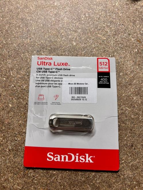 SanDisk USB-stick smartphone/tablet 512 GB USB-C | DLS18220, Computers en Software, USB Sticks, Nieuw, 512 GB, Ophalen of Verzenden