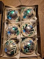 Kerstballen zilver glas oude kerstballen vintage, Diversen, Kerst, Ophalen of Verzenden, Zo goed als nieuw