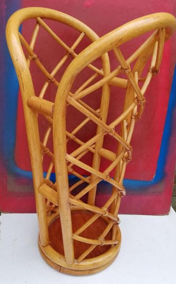 Paraplu bak. Rotan. Bohemian stijl. Ca '60... 54cm beschikbaar voor biedingen