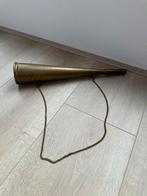 Scheepshoorn toeter messing/koper, Ophalen of Verzenden, Zo goed als nieuw, Overige typen