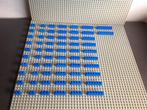 Lego 62x blauwe dunne balken, basissteentjes, diverse maten, Ophalen of Verzenden, Lego, Zo goed als nieuw, Losse stenen