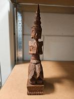 Antiek Houten Beeldje - Houtsnijwerk, Ophalen of Verzenden