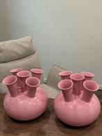 2x Colmore Tuit Vaas Roze, Huis en Inrichting, Woonaccessoires | Vazen, Overige kleuren, Aardewerk of Porselein, Ophalen of Verzenden