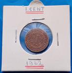 Suriname 1 cent 1962 - Juliana, Postzegels en Munten, Munten | Nederland, Koningin Juliana, 1 cent, Losse munt, Verzenden