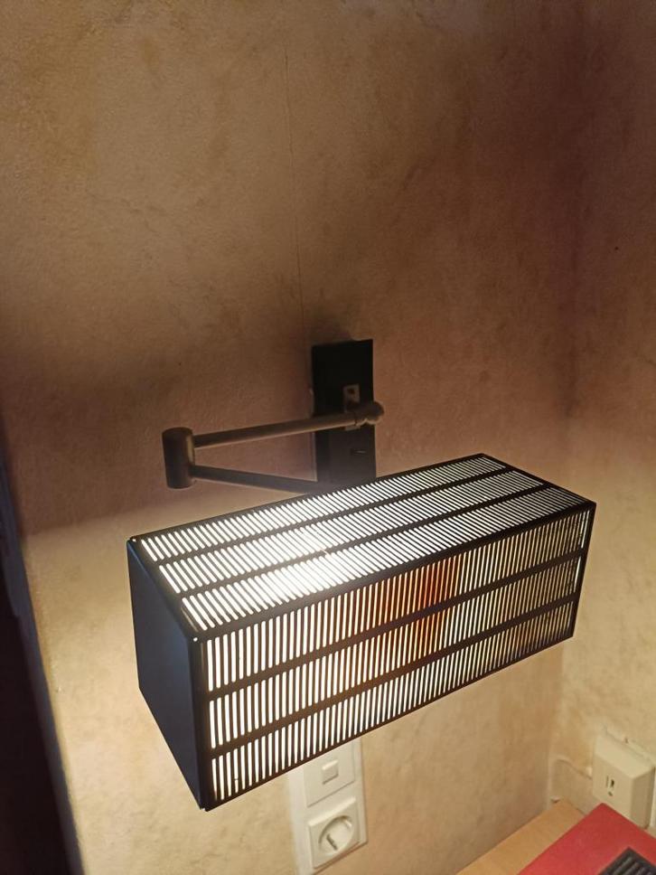 Vintage Mid-century minimalistische Flamingo wandlamp, Antiek en Kunst, Curiosa en Brocante, Ophalen