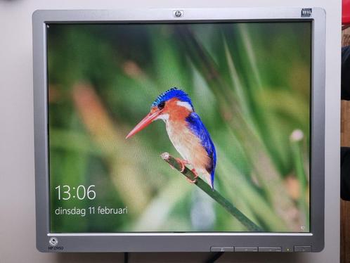 HP L1950 monitor, 19 inch, Computers en Software, Monitoren, Zo goed als nieuw, 61 t/m 100 Hz, DVI, VGA, LED, HD, Ophalen