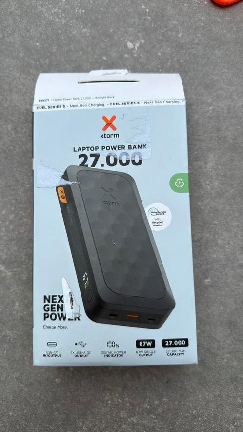 Xtorm 67W Fuel Series Powerbank 27.000 - Midnight Black, Telecommunicatie, Powerbanks, Nieuw, Ophalen of Verzenden